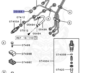Mitsubishi - Pajero - V46W - 1997 - HRXF - 4M40