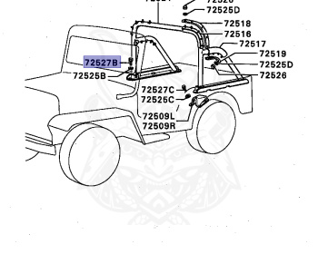 Mitsubishi - Jeep - J55 - 1996 - FF8 - 4DR5