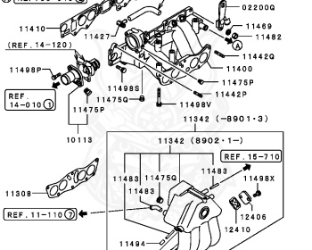 Mitsubishi - Delica Star Wagon - P03W - 1996 - HSNPE2 - G63B