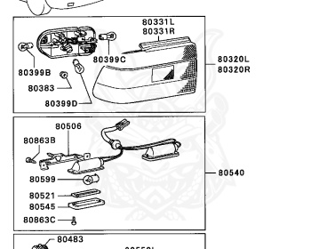 Mitsubishi - Lancer - C61A - 1990 - LKMG - 4G13