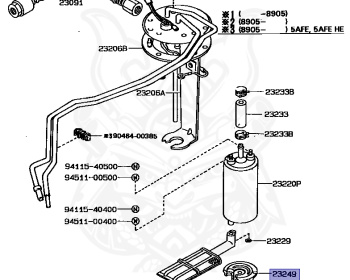 Toyota - Sprinter - AE91 - 1990 - Transmission type is not specified - 5AFHE