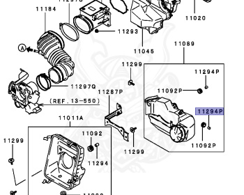 Mitsubishi - RVR - N23WG - 1994 - SNHF - 4G63