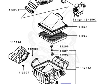 Mitsubishi - Pajero Evolution - V55W - 1991 - GNXH - 6G74