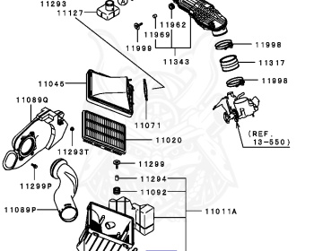 Mitsubishi - Delica - PA4W - 1994 - HSEGE - 4G64