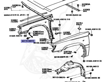 Toyota - Tercel - AL25 - 1988 - VL TYPE - 4 DOOR - Manual - 3AU