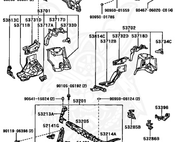 Toyota - Ipsum - ACM21W - 2001 - 240S TYPE - 2AZFE