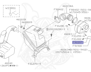 Subaru - Impreza Sports Wagon WRX - GF8 - Jan-1995 - Dec-1996 - GEX - Wagon - F4WD - Manual Transmission - Right hand - EJ20G