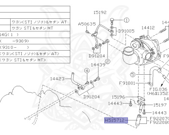 Subaru - Impreza WRX - GC8 - Jan-1992 - Dec-1996 - WRX - Sedan - F4WD - Manual Transmission - Right hand - EJ20G