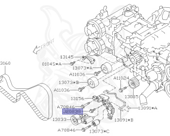 Subaru - Legacy B4 - BM9 - Jan-2010 - Dec-2013 - 25GTEYE - Sedan - 4W - 5-speed automatic transmission - Right hand - BD5