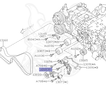 Subaru - Forester - SH5 - Jan-2007 - Dec-2010 - XT - Wagon - 4W - 4-speed automatic transmission - Right hand - EJ20T