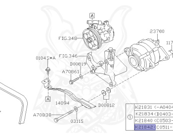 Subaru - Legacy B4 - BL5 - Jan-2003 - 20GT - Sedan - 4W - 5-speed automatic transmission - Right hand - EJ20
