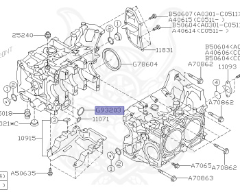 Subaru - Legacy B4 - BL5 - Jan-2003 - 20GT - Sedan - 4W - 5-speed automatic transmission - Right hand - EJ20