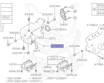 Subaru - Impreza WRX STI - GDB - Jan-2005 - Dec-2006 - S204 - Sedan - 4W - 6-speed manual transmission - Right hand - EJ207