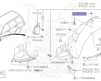 Subaru - Forester - SG5 - Jan-2003 - Dec-2005 - CRSI - Wagon - F4WD - Automatic transmission - Right hand - EJ20T