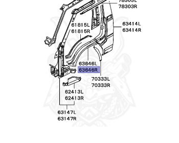 Mitsubishi - Delica Truck - P05T - 1999 - YMZDT4 - 4D56