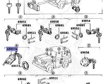 Toyota - Land Cruiser - HZJ75 - 1993 - STANDARD TYPE - CHASSIS FOR FIRE ENGINE - Manual - 1HZ