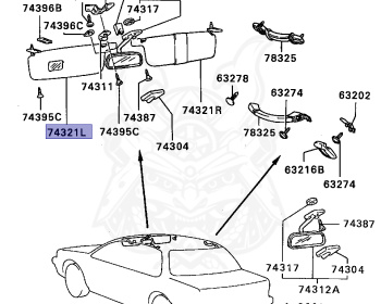 Mitsubishi - Lancer - C61A - 1991 - SKU - 4G13