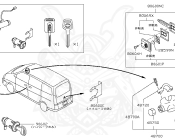 Nissan - Serena - C24 - 2005 - VAN - WAGON(W) - 2 WHEEL DRIVE(2WD) - CVT(CVT) - Flooded roof (N/R) - QR20DE