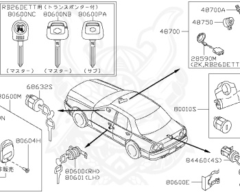 Nissan - Skyline GT-R - BNR34 - 2001 - GT-R V-Spec-2 - 2 door hard top (2K) - MANUAL MISSION 6-SPEED(MT.F6) - Hi-Cas 4-Link (HI.4WD) - RB26DETT