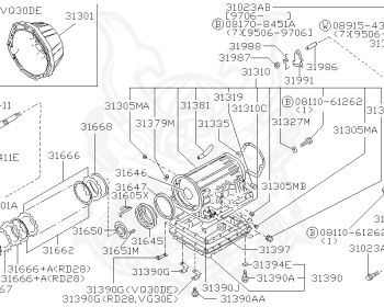Nissan - Cedric/Gloria - Y33 - 1995 - BRO TYPE - HARDTOP(K) - 2 WHEEL DRIVE(2WD) - AUTOMATIC TRANSMISSION(AT) - IRS TYPE(IRS) - VQ30DE