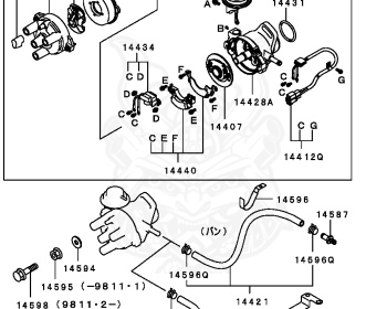 Mitsubishi - Minicab Truck - U42T - 1995 - HFDV - 3G83
