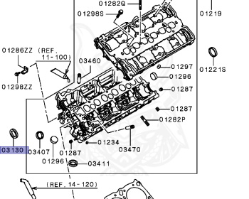 Mitsubishi - Pajero - V75W - 2003 - LYHCQ - 6G74