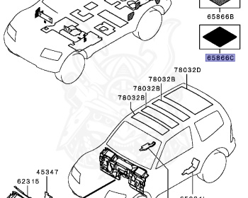 Mitsubishi - Pajero - V68W - 2003 - MYXF - 4M41