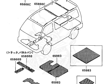 Mitsubishi - Minicab Van - U41V - 1995 - LNSVC - 3G83