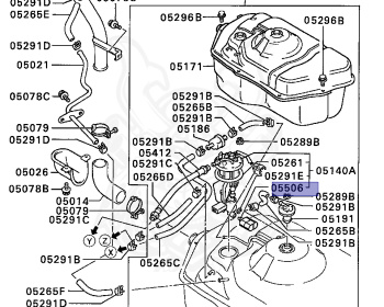 Mitsubishi - GTO - Z15A - 1991 - MJGF - 6G72