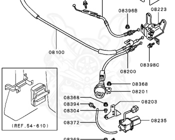 Mitsubishi - Lancer - CB6A - 1995 - SRPM2 - 6A10