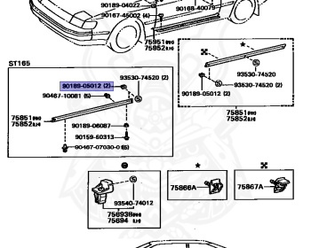 Toyota - Celica - ST165 - 1987 - GT-FOUR TYPE - LIFTBACK - Manual - 3SGTE