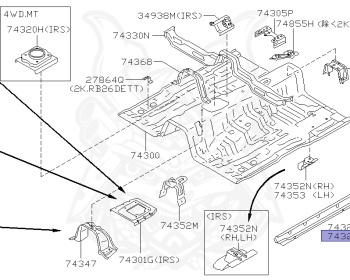Nissan - Skyline - R34 25GT - ENR34 - 1998 - 25GT FOUR - 2 door hard top (2K) - AUTOMATIC-FLOOR SHIFT(AT.F4) - Hi-cast 4-link (IRS.4WD) - RB25DE
