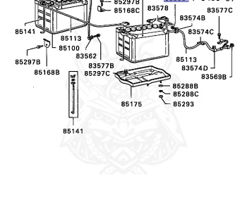 Mitsubishi - Jeep - J53 - 1989 - FT - 4DR6