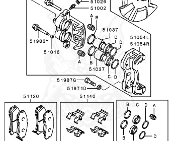 Mitsubishi - Pajero - V45W - 1999 - GRPM - 6G74