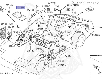 Nissan - Fairlady Z - Z31 - 1986 - ZR2 - MANUAL TRANSMISSION(MT) - T-bar roof (KZ#) - RB20DT