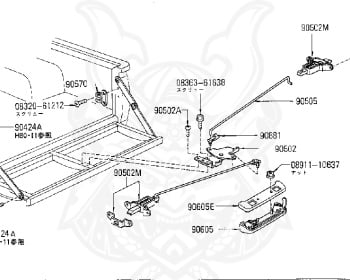 Nissan - Datsun - 720 - 1980 - DELUXE TYPE - Teisho Track (TL) - 2 WHEEL DRIVE(2WD) - 4 SPEED T/M COLUMN SHIFT(R4) - J16S