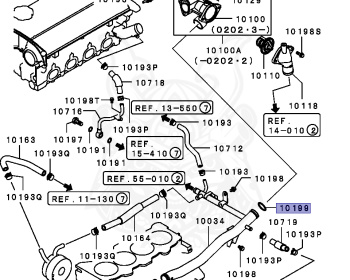 Mitsubishi - Mirage - CJ4A - 1996 - MNDH2 - 4G92