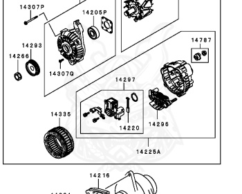 Mitsubishi - Pajero Jr - H57A - 1995 - MKDE - 4A31