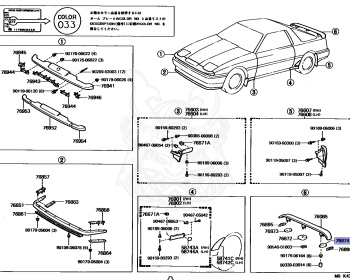Toyota - Supra A70 MKIII - GA70 - 1986 - GT TURBO TYPE - LIFTBACK (AERO TOP) - Automatic - 1GGTEU