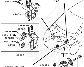Mitsubishi - Grandis - NA4W - 2003 - LRGY - 4G69