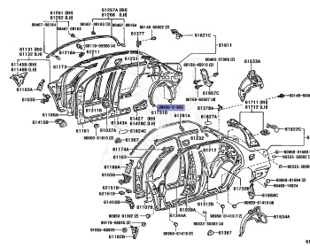 Toyota - Aristo - JZS147 - 1991 - 3.0Q TYPE - 2JZGE