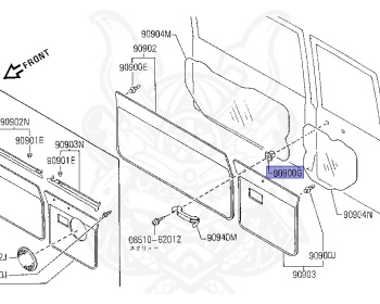 Nissan - Safari - Y60 - 1989 - AD GRADE - Van/Standard Roof (V/LR) - AUTOMATIC TRANSMISSION(AT) - TD42
