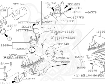 Nissan - 180SX - RS13 - 1996 - Type R/X - HATCH BACK(HB) - MANUAL TRANSMISSION(MT) - FOUR WHEELS STEERING(4WS) - SR20DET