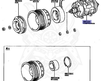 Toyota - Corolla - AE80 - 1985 - DX TYPE - 4-DOOR - Automatic - 2ALU