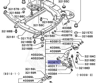 Mitsubishi - GTO - Z16A - 1993 - MNGF - 6G72