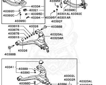 Mitsubishi - Pajero Evolution - V55W - 1994 - GNXH - 6G74