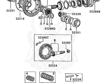 Mitsubishi - Jeep - J53 - 1989 - FT - 4DR6