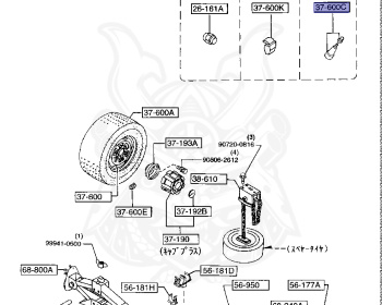 Mazda - Proceed - UF66M - Feb-1996 - Right hand - G6