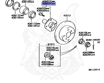 Toyota - Tercel - EL41 - 1992 - TX TYPE - 4 DOOR - Manual - 4EFE