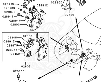Mitsubishi - Airtrek - CU2W - 2003 - LYXFZ - 4G63